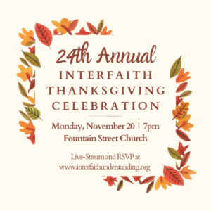 24th Annual Interfaith Thanksgiving Celebration